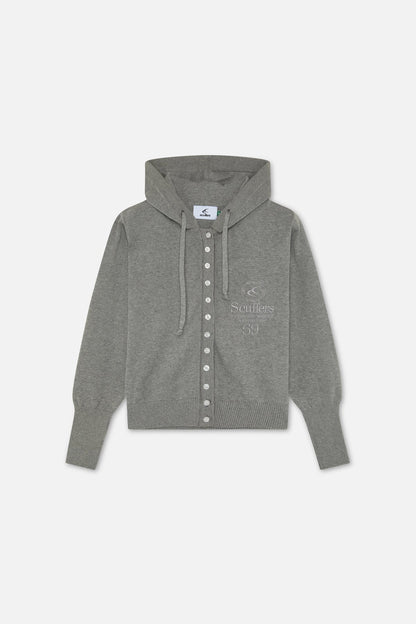 Route Light Grey Knit Zipper