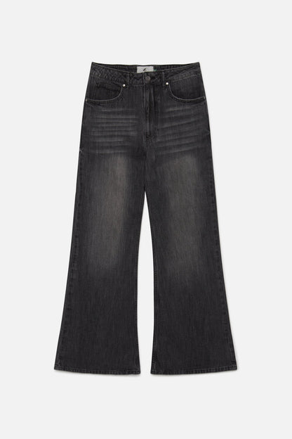 Flared Dark Grey Jeans