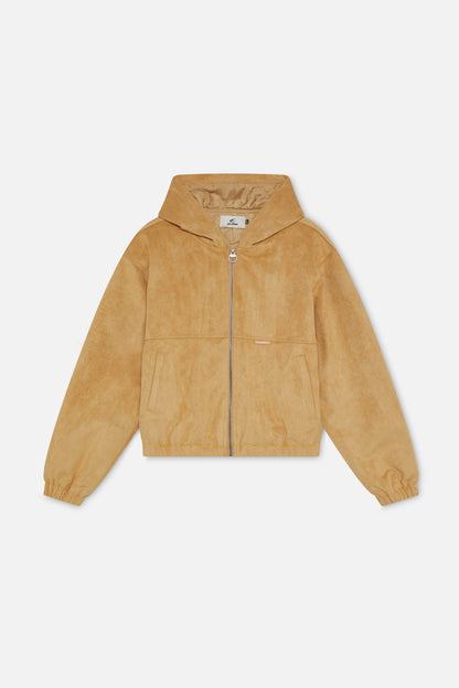 Suede Camel Work Jacket