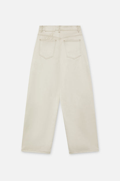 Suede Grey Jumbo Pants
