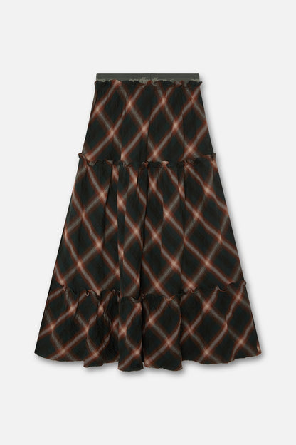 Tartan Midi Skirt