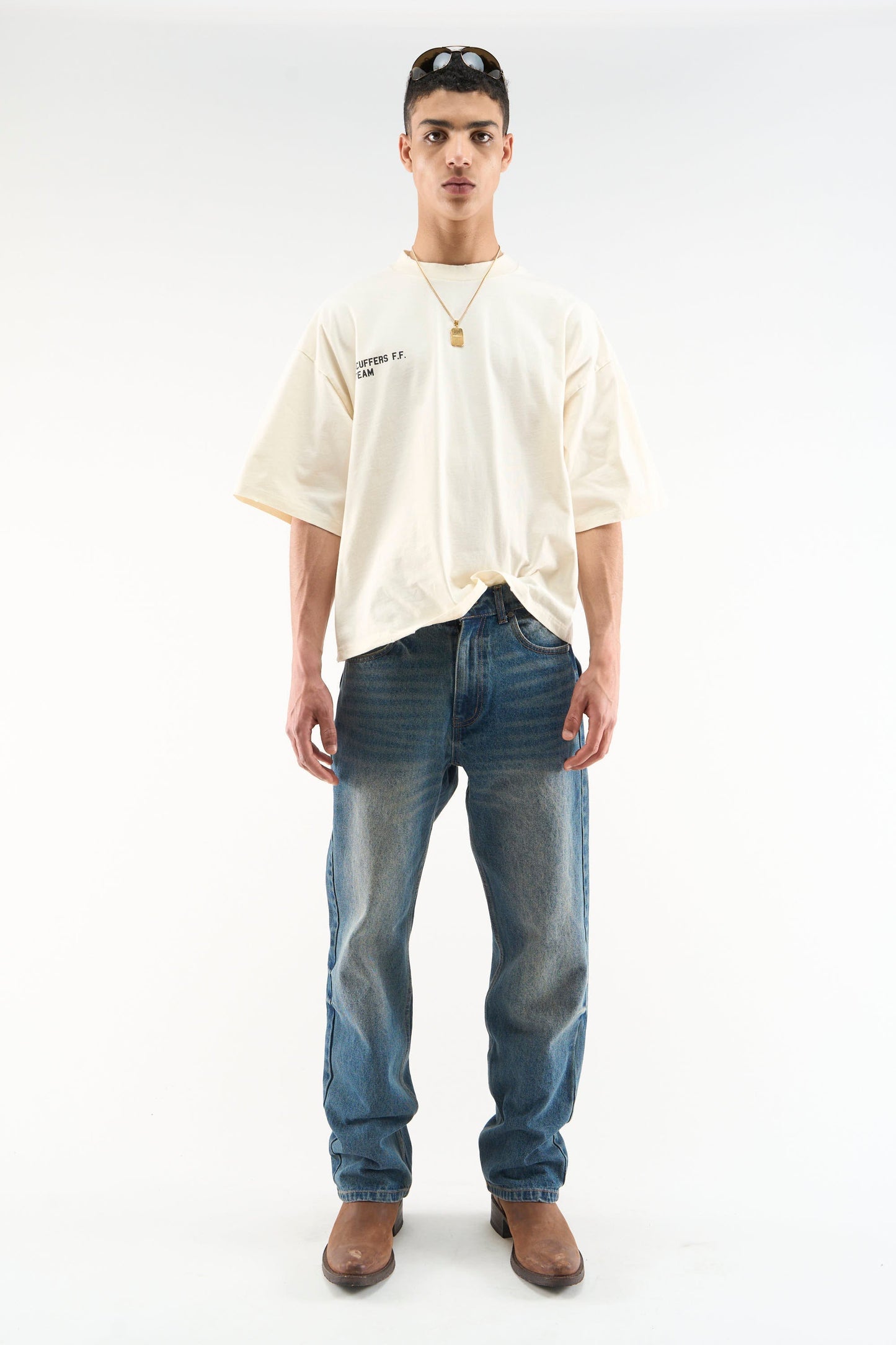 Omega Ecru T-Shirt