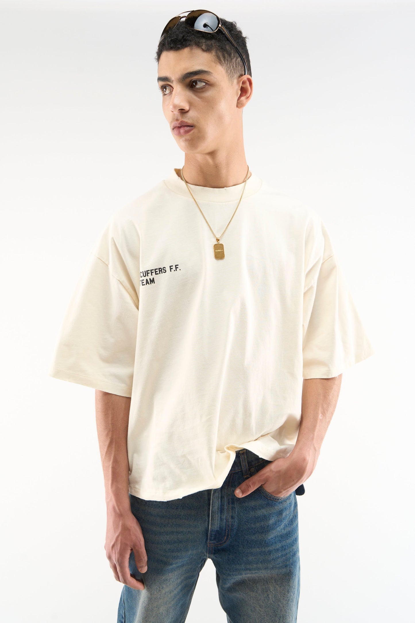 Omega Ecru T-Shirt